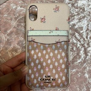 IPhone XR coach wallet phone case